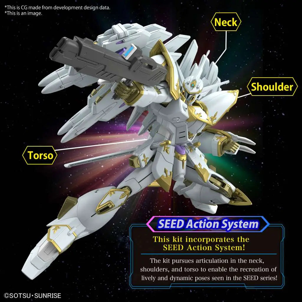 BANDAI HG BLACK KNIGHT SQUAD CAL-RE 1/144 MODEL KIT 14 cm