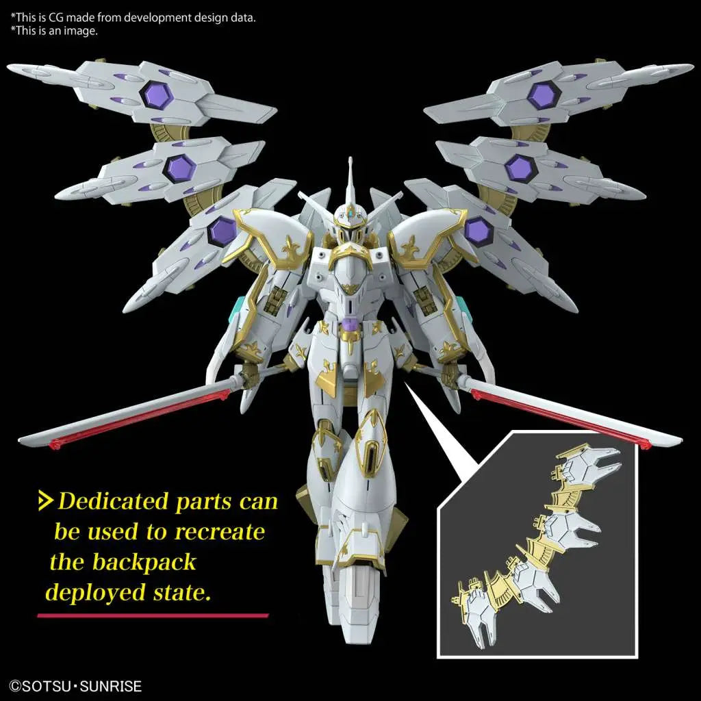 BANDAI HG BLACK KNIGHT SQUAD CAL-RE 1/144 MODEL KIT 14 cm