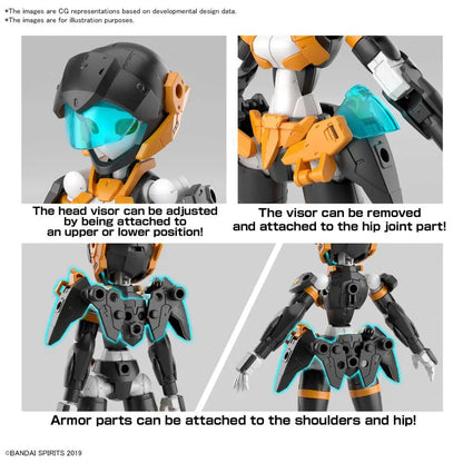 BANDAI 30MM EXM-H15D ACERBY TYPE-D 1/144 MODEL KIT 13 cm