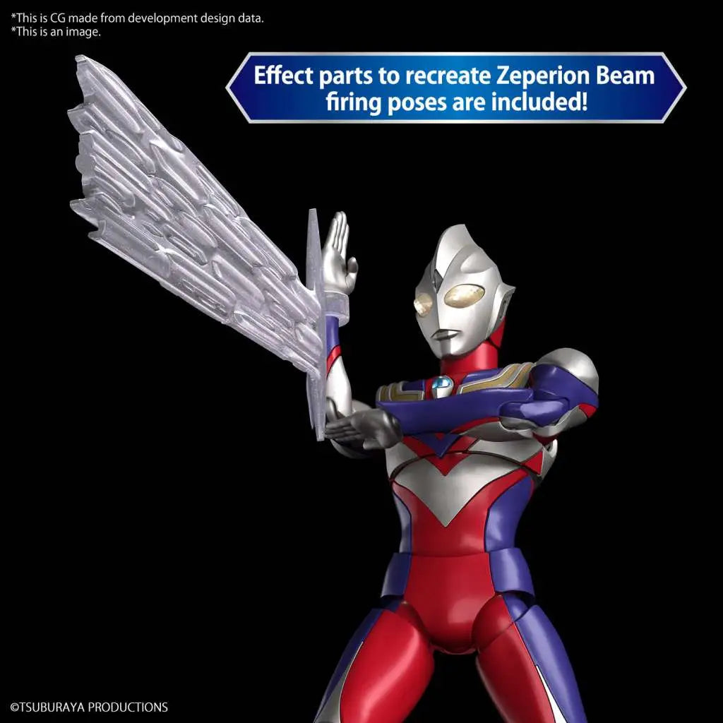 BANDAI RISE ULTRAMAN TIGA MULTI TYPE MODEL KIT 12 cm
