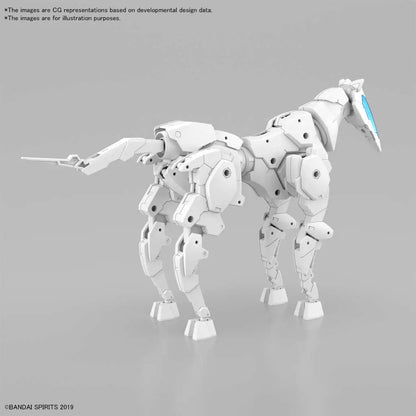 BANDAI EXTENDED ARM VEHICLE HORSE MECHA VER WHITE 1/144 MODEL KIT 30MM