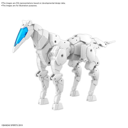 BANDAI EXTENDED ARM VEHICLE HORSE MECHA VER WHITE 1/144 MODEL KIT 30MM