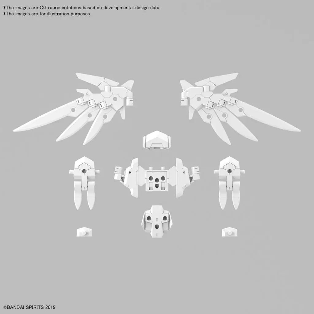 BANDAI OPT PTS SET 17 WING UNIT 1 1/144 MODEL KIT 30MM