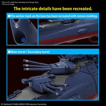 BANDAI - SPACE BATTLESHIP YAMATO 3199 1/1000 MODEL KIT 15 cm