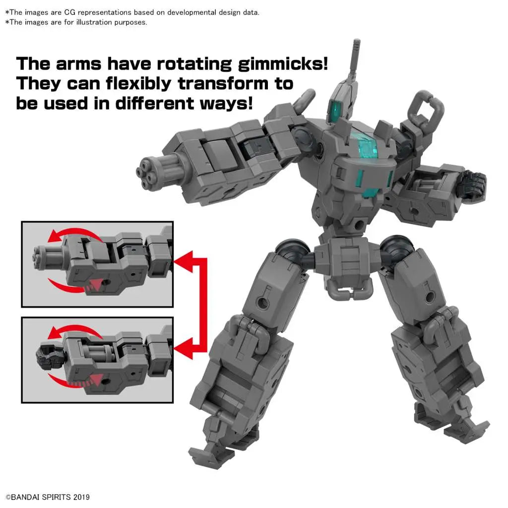 BANDAI EX ARM VEHICLE SMART TRANSFORMABLE MACHINE VER 1/144 MODEL KIT 30MM