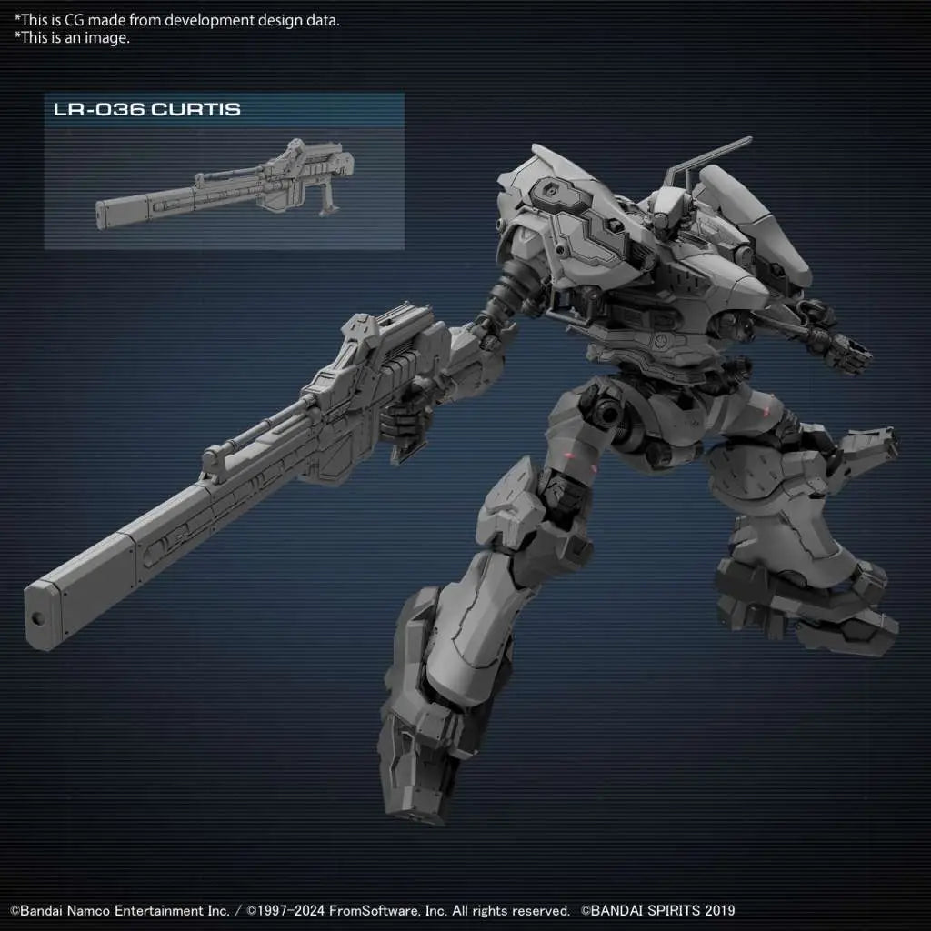 BANDAI ARMORED CORE VI FIRES RUBICON RAD CC-2000 ORBITER MODEL KIT 30MM