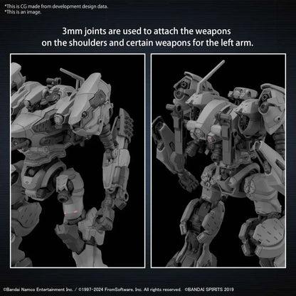 BANDAI ARMORED CORE VI FIRES RUBICON RAD CC-2000 ORBITER MODEL KIT 30MM