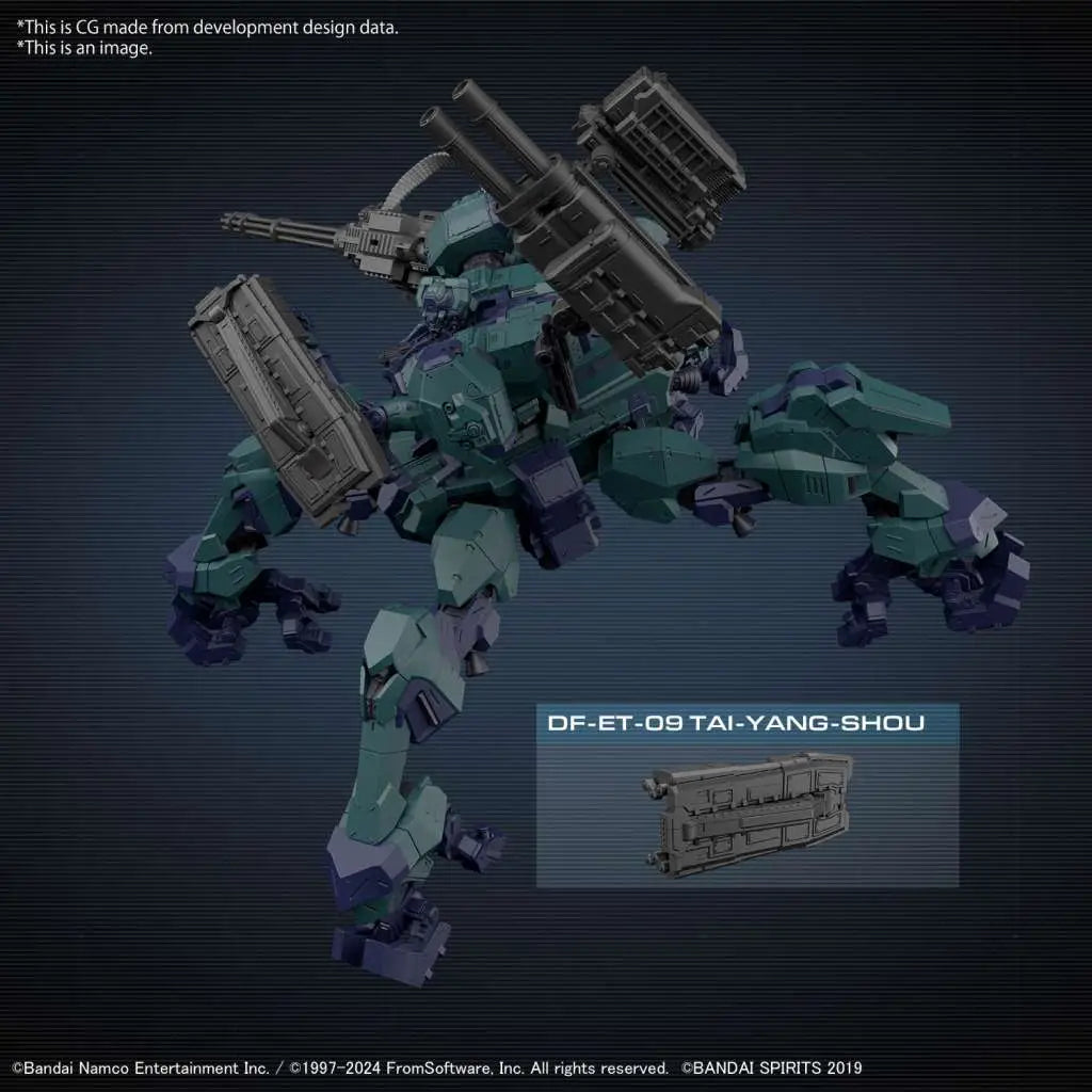 BANDAI 30MM ARMORED CORE VI FIRES RUBICON BALAM INDUSTRIES BD-011 MELANDER LIGER TAIL MODEL KIT 16 cm
