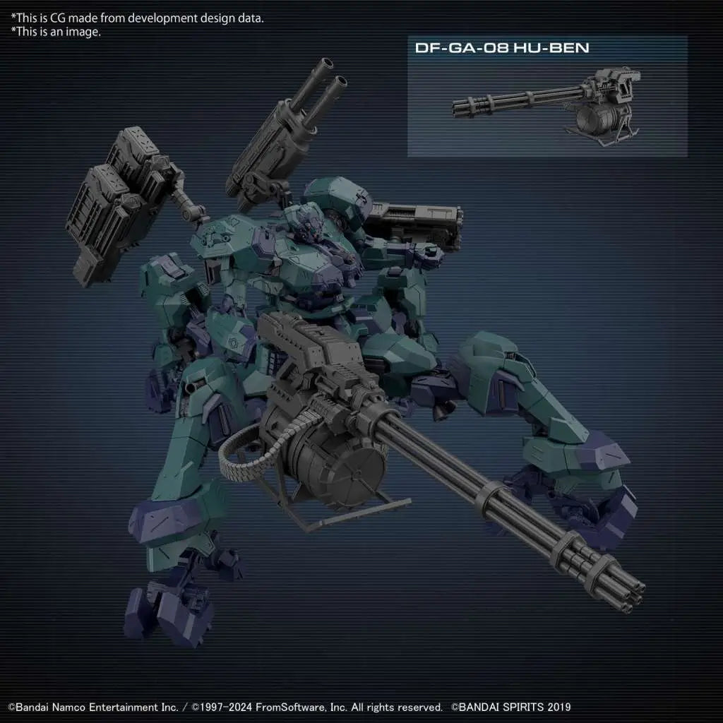 BANDAI 30MM ARMORED CORE VI FIRES RUBICON BALAM INDUSTRIES BD-011 MELANDER LIGER TAIL MODEL KIT 16 cm