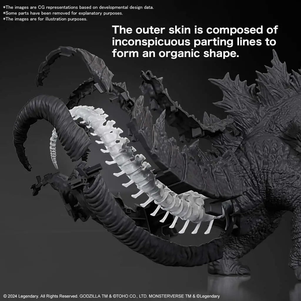 BANDAI GODZILLA 2024 GODZILLA X KONG NEW EMPIRE MODEL KIT 25 cm