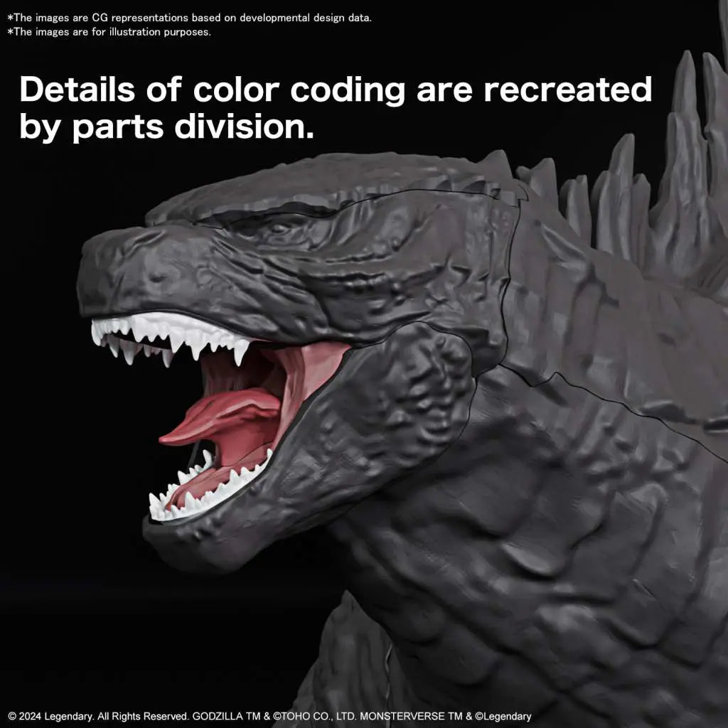BANDAI GODZILLA 2024 GODZILLA X KONG NEW EMPIRE MODEL KIT 25 cm