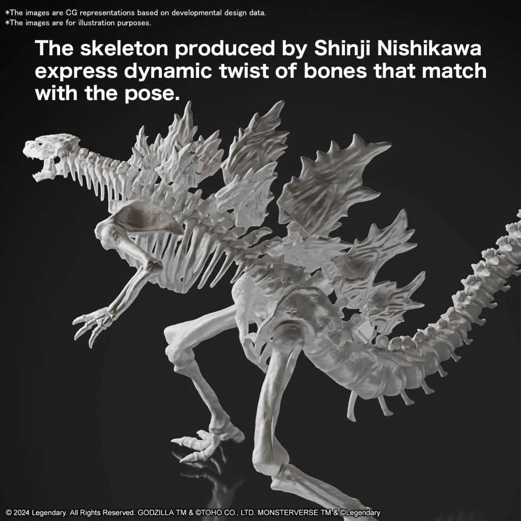 BANDAI GODZILLA 2024 GODZILLA X KONG NEW EMPIRE MODEL KIT 25 cm