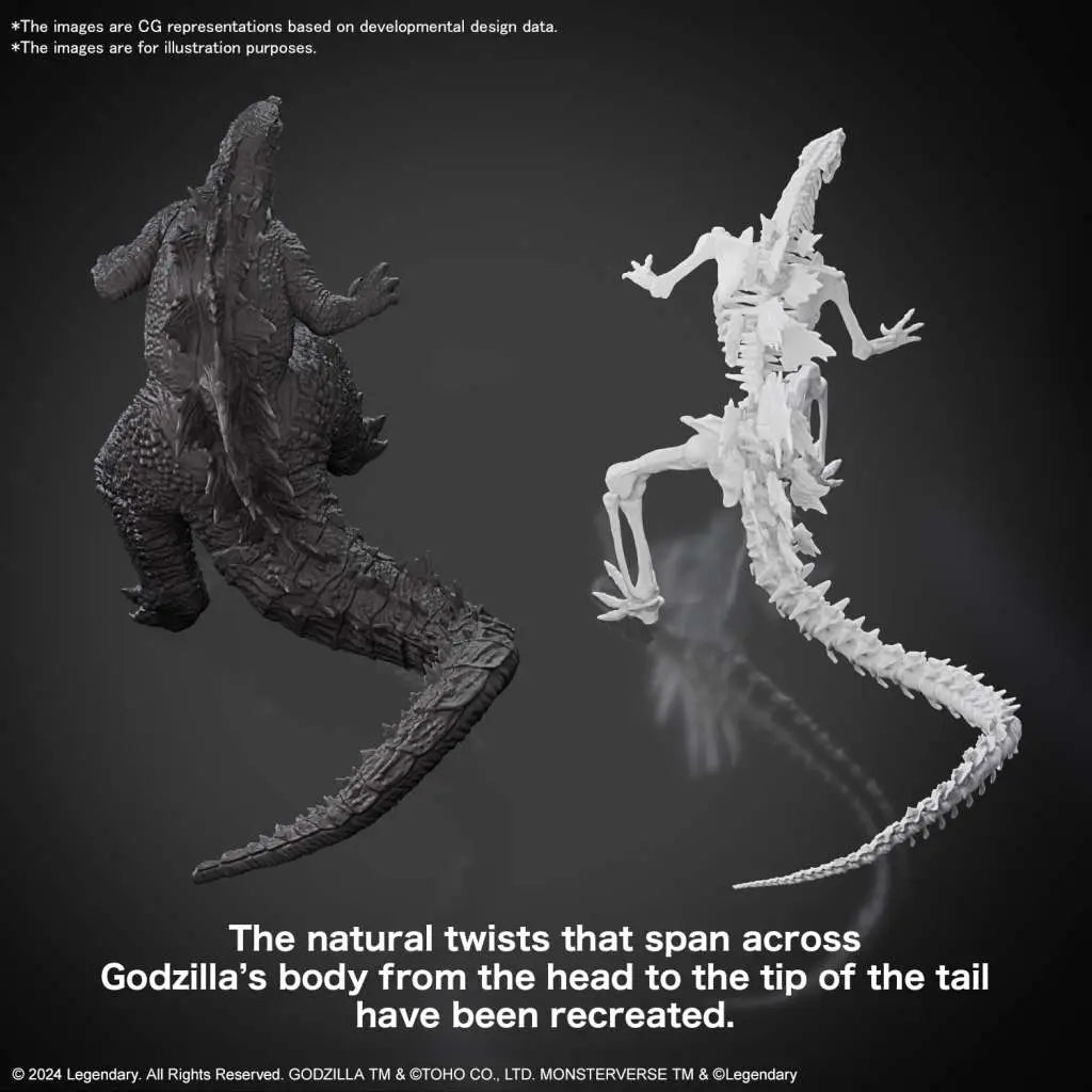 BANDAI GODZILLA 2024 GODZILLA X KONG NEW EMPIRE MODEL KIT 25 cm