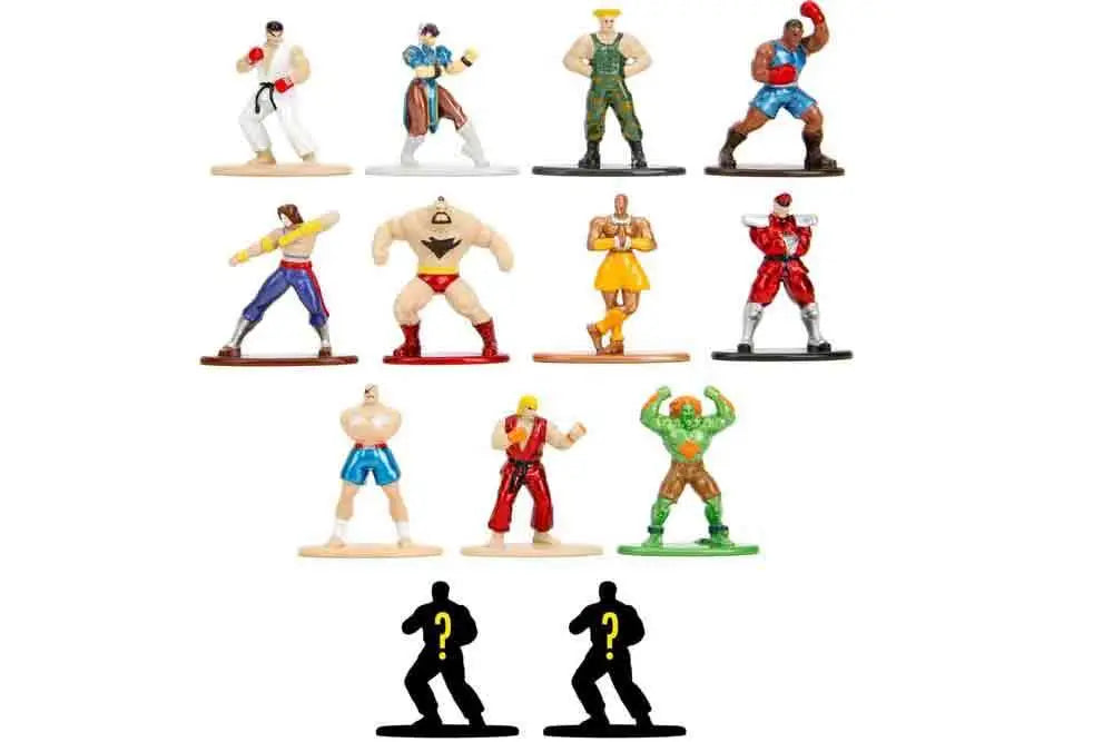 Street Fighter 2 - Nano Metal Figures Blind Bag Display (24)