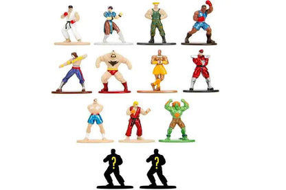 Street Fighter 2 - Nano Metal Figures Blind Bag Display (24)