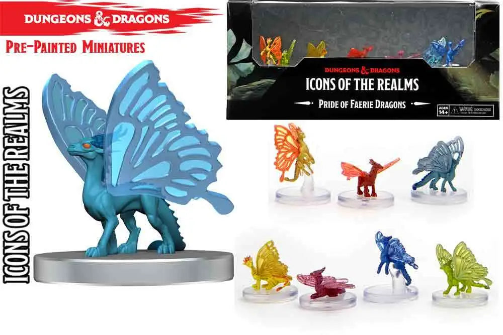 Dungeons & Dragons - Icons of the Realms - Pride of Faerie Dragons - Boxed Set