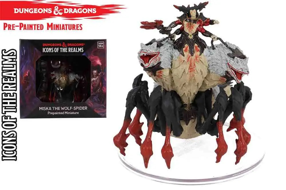 Dungeons & Dragons - Icons of the Realms - Miska the Wolf-Spider Boxed Miniature