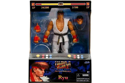 JADA TOYS RYU - STREET FIGHTER 2 DELUXE 1/12 ACTION FIGURE