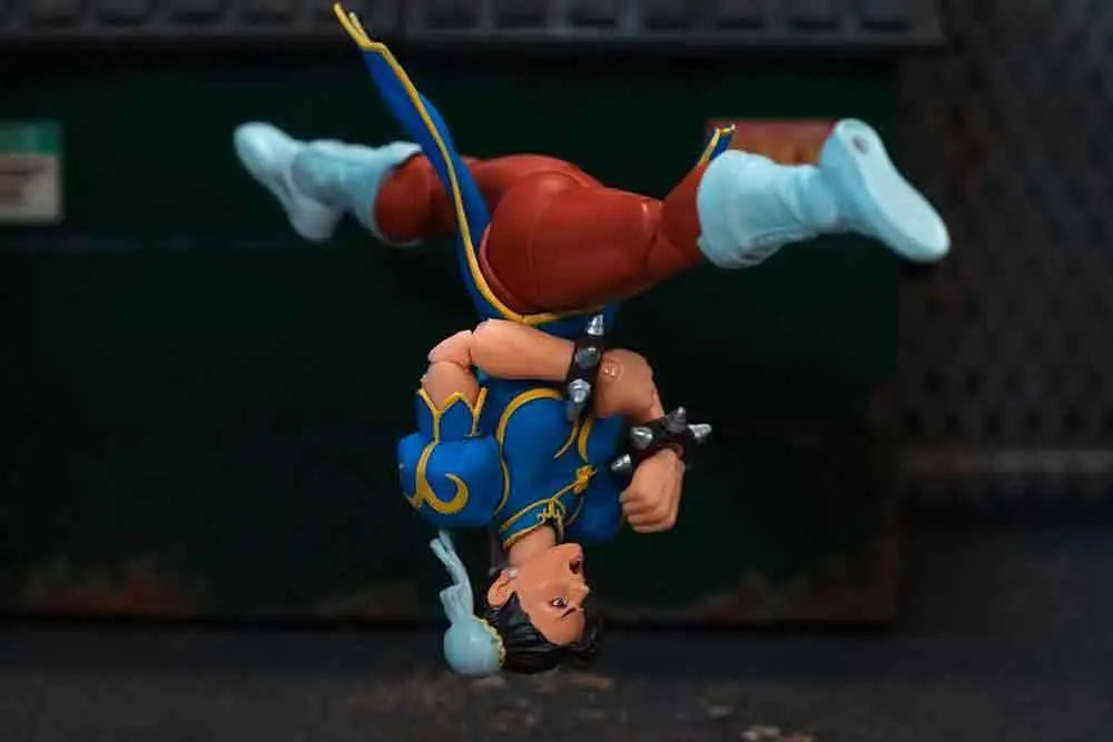 JADA TOYS CHUN LI - STREET FIGHTER 2 BLUE DRESS DELUXE 1/12 ACTION FIGURE 1 cm