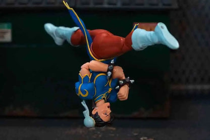 JADA TOYS CHUN LI - STREET FIGHTER 2 BLUE DRESS DELUXE 1/12 ACTION FIGURE 1 cm