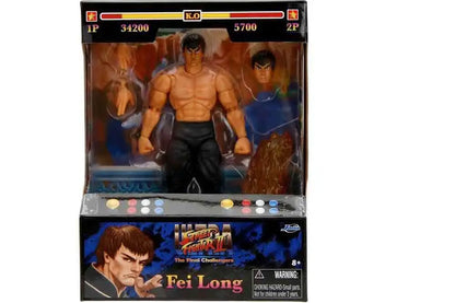 JADA TOYS FEI LONG - STREET FIGHTER 2 DELUXE 1/12 ACTION FIGURE 15 cm