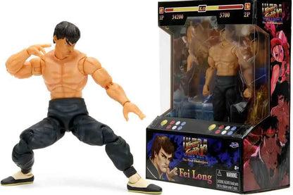 JADA TOYS FEI LONG - STREET FIGHTER 2 DELUXE 1/12 ACTION FIGURE 15 cm