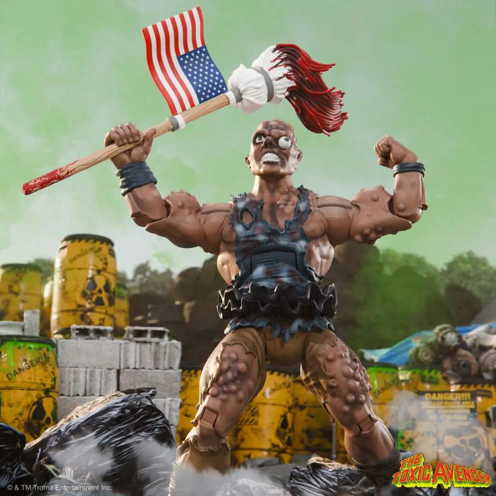 SUPER 7 TOXIC AVENGER ULTIMATES! TOXIC AVENGER MOVIE ACTION FIGURE 18 cm