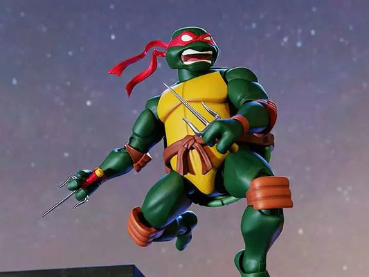 SUPER 7 TMNT ULTIMATES! W12 RAPHAEL ANIMATED 2003 AF ACTION FIGURE 17 cm