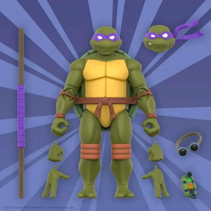 TMNT ULTIMATES! W12 DONATELLO ANIMATED 2003 AF
