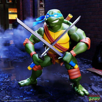 SUPER 7 TMNT ULTIMATES! W12 LEONARDO ANIMATED 2003 AF ACTION FIGURE 17 cm