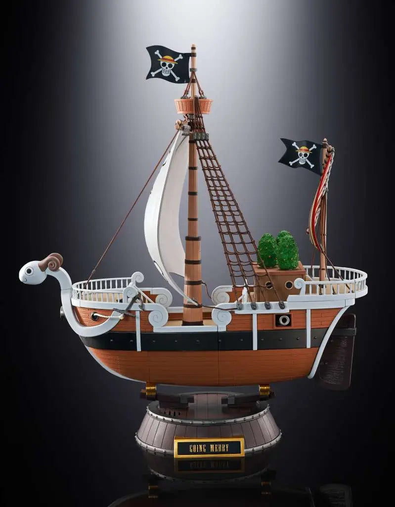 BANDAI - ONE PIECE CHOGOKIN GOING MERRY ANIMATION 25TH ANNI MEMORIAL EDITION REPLICA 28 cm