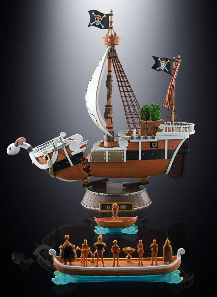 BANDAI - ONE PIECE CHOGOKIN GOING MERRY ANIMATION 25TH ANNI MEMORIAL EDITION REPLICA 28 cm