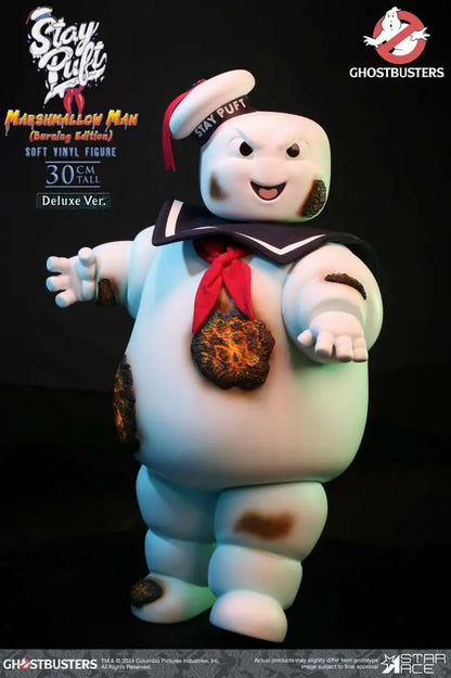STAR ACE GHOSTBUSTERS STAY PUFT MARSHMALLOW MAN BURNING DELUXE EDITION AF ACTION FIGURE 30 cm
