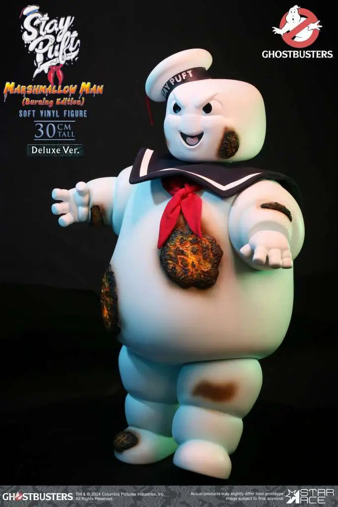 STAR ACE GHOSTBUSTERS STAY PUFT MARSHMALLOW MAN BURNING DELUXE EDITION AF ACTION FIGURE 30 cm