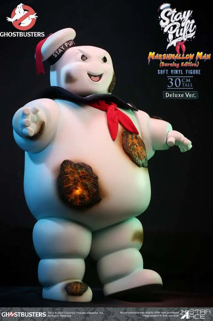 STAR ACE GHOSTBUSTERS STAY PUFT MARSHMALLOW MAN BURNING DELUXE EDITION AF ACTION FIGURE 30 cm