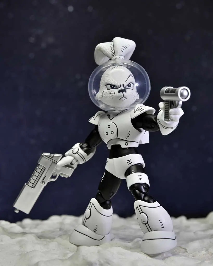 NECA - USAGI YOJIMBO USAGI YOJIMBO SPACE BLACK & WHITE AF ACTION FIGURE 17 cm