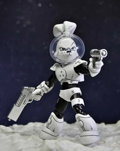 NECA - USAGI YOJIMBO USAGI YOJIMBO SPACE BLACK & WHITE AF ACTION FIGURE 17 cm