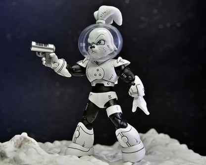 NECA - USAGI YOJIMBO USAGI YOJIMBO SPACE BLACK & WHITE AF ACTION FIGURE 17 cm