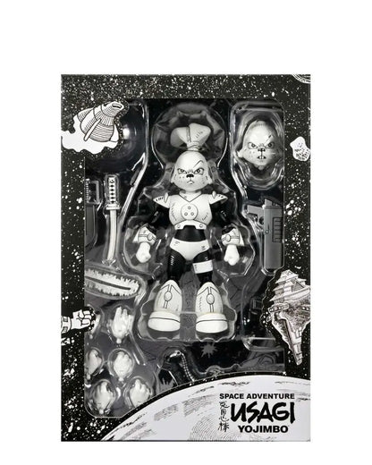 NECA - USAGI YOJIMBO USAGI YOJIMBO SPACE BLACK & WHITE AF ACTION FIGURE 17 cm
