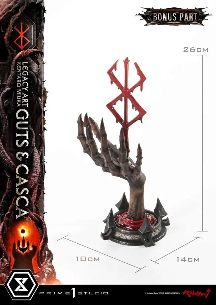 PRIME 1 GUTS & CASCA - BERSERK & LEGACY ART KENTARO MIURA BONUS VERSION STATUA 72 cm