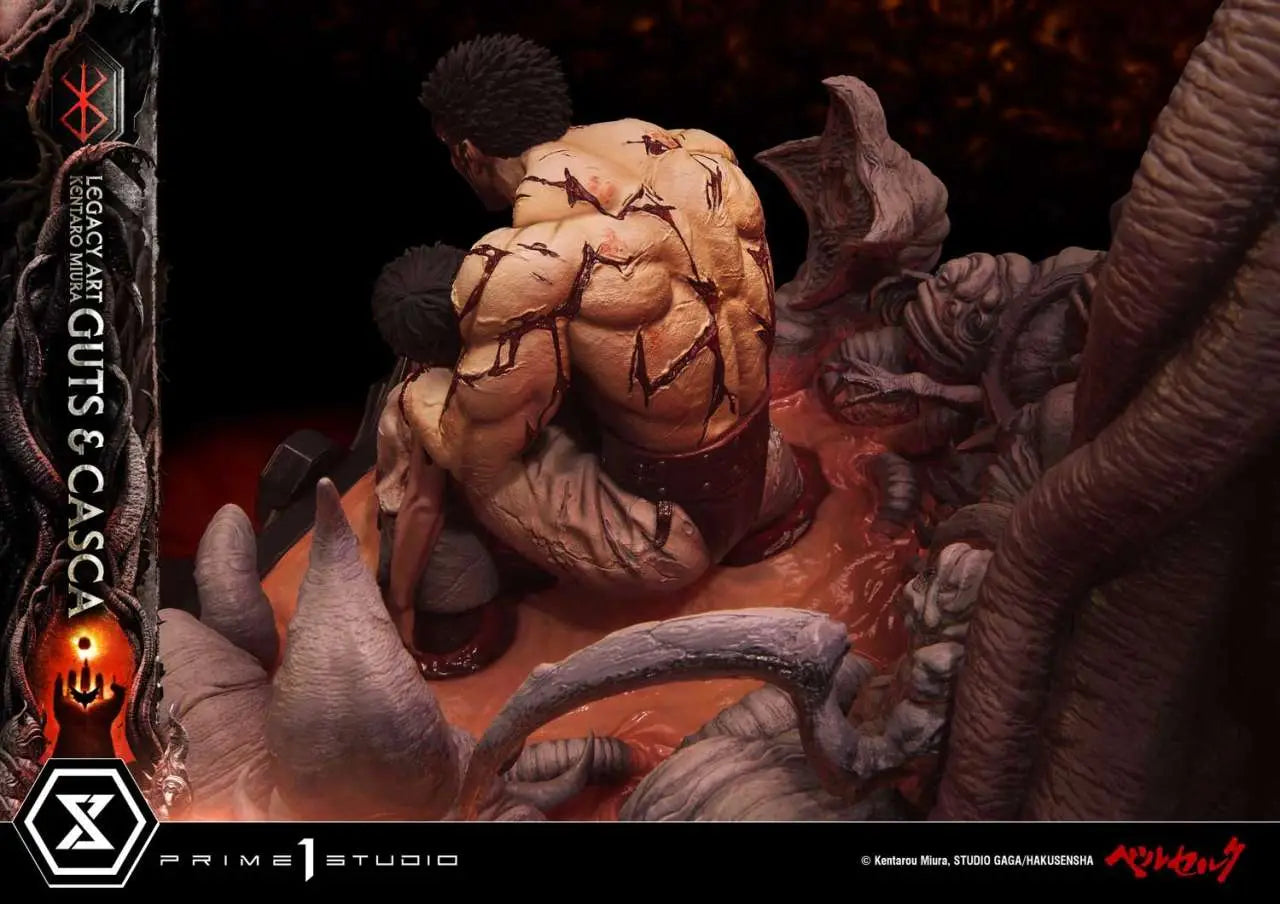 PRIME 1 GUTS & CASCA - BERSERK & LEGACY ART KENTARO MIURA BONUS VERSION STATUA 72 cm