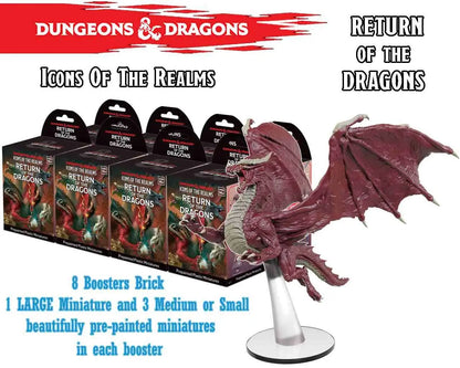 DUNGEONS & DRAGONS - ICONS OF THE REALMS - RETURN OF THE DRAGONS – BOOSTER BRICK (8)