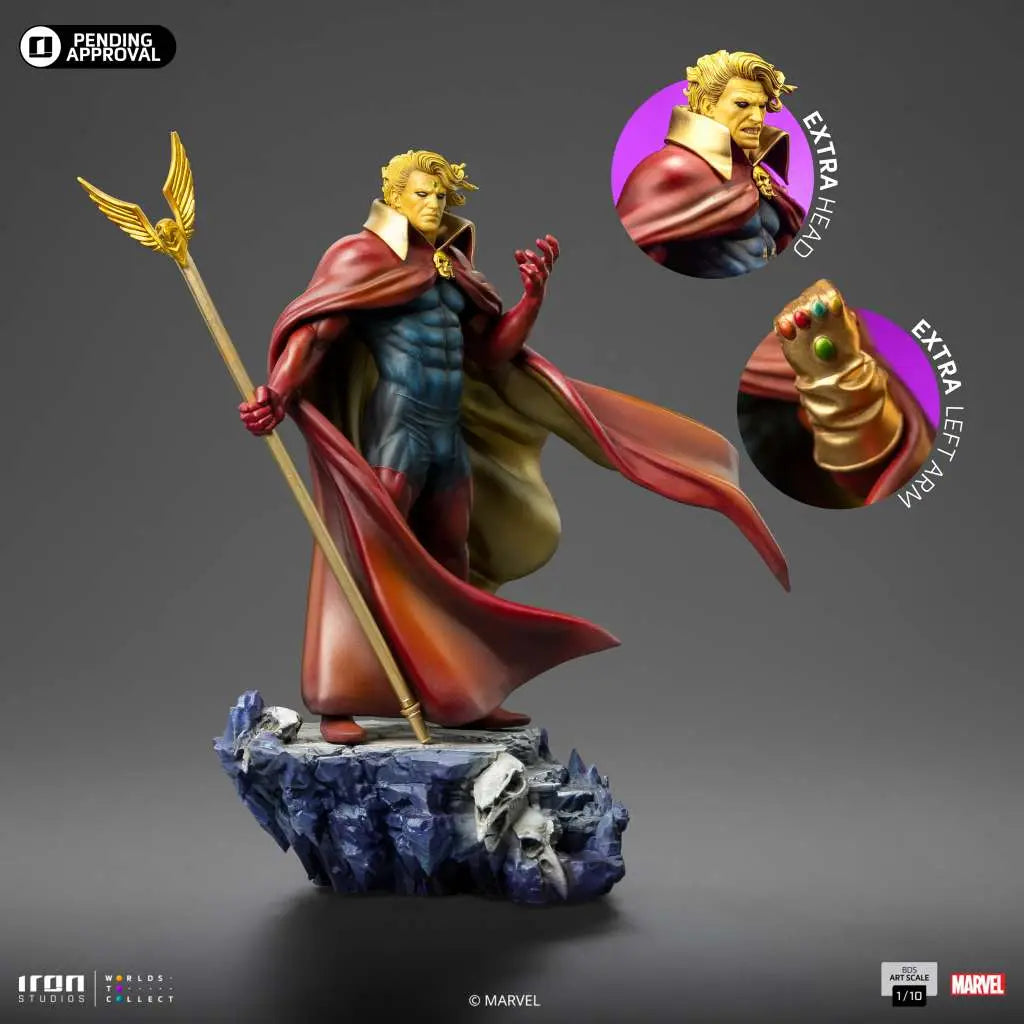 IRON STUDIOS INFINITY GAUNTLET ADAM WARLOCK 1/10 STATUA 22.5 cm