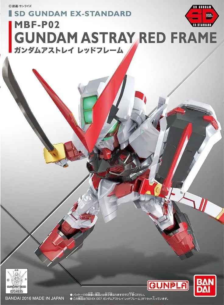 BANDAI - GUNDAM SD RED FRAME EX STANDARD 007 MODEL KIT 8 cm