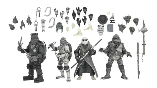 UM X TMNT TURTLES BLACK & WHITE 4PACK AF