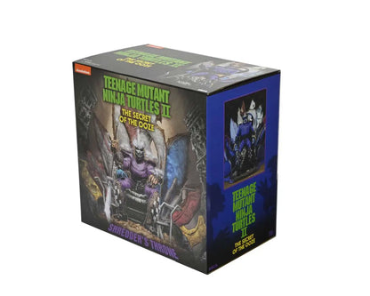 NECA - TEENAGE MUTANT NINJA TURTLES TMNT 2 SECRET OOZE SHREDDER THRONE DIORAMA 22 cm