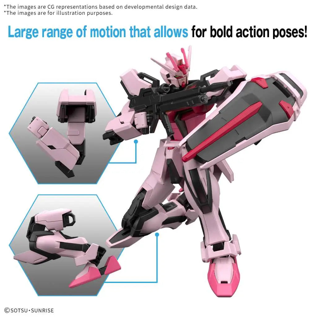 BANDAI EG STRIKE ROUGE 1/144 MODEL KIT 10 cm
