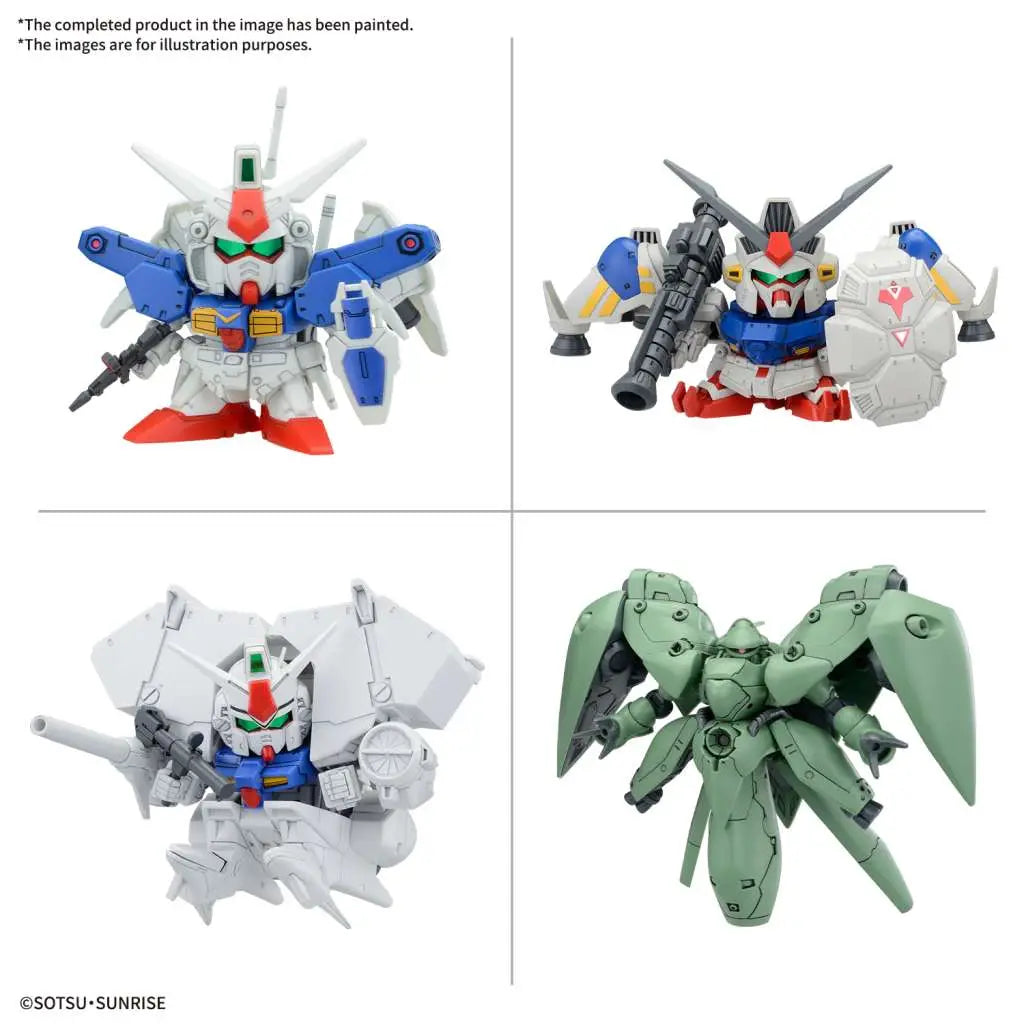 BANDAI - GUNDAM BB SENSHI MS 0083 STARDUST MEMORY SET MODEL KIT 7 cm