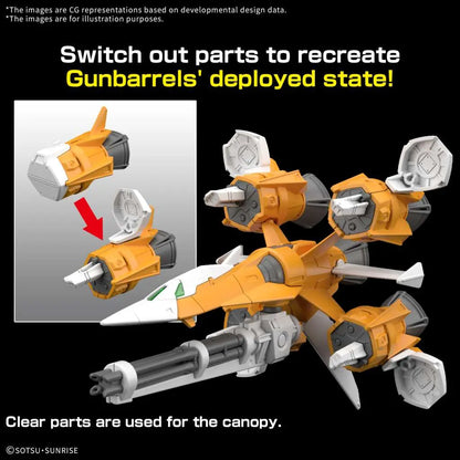 BANDAI OPTION PARTS SET 14 GUNBARREL STRIKER MODEL KIT