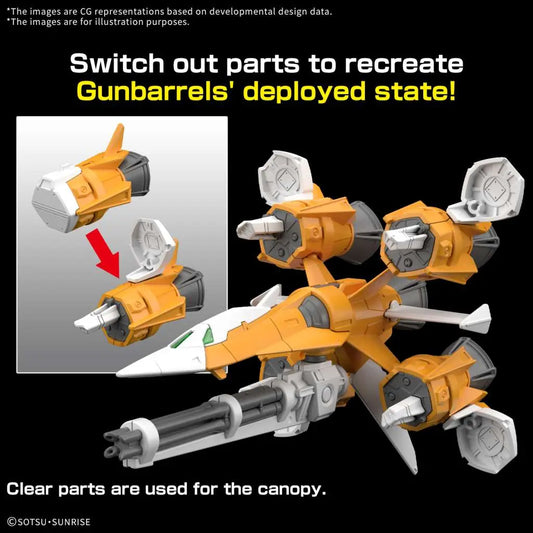 BANDAI OPTION PARTS SET 14 GUNBARREL STRIKER MODEL KIT
